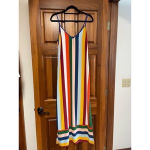 Vici Collection Striped Maxi Dress